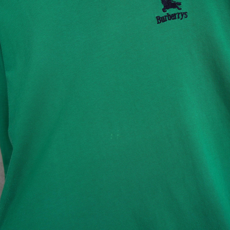 1990's Logo Embroidery Tee Shirt - NEWSED