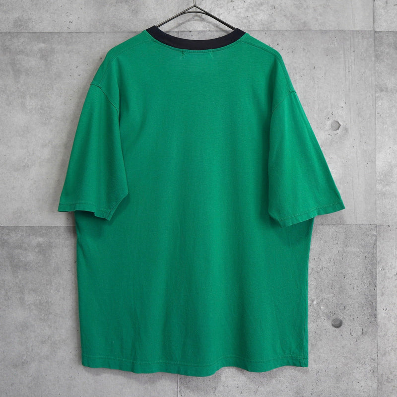 1990's Logo Embroidery Tee Shirt - NEWSED