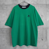 1990's Logo Embroidery Tee Shirt - NEWSED