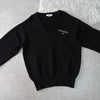 1990's Logo Embroidery V-neck Sweater