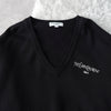 1990's Logo Embroidery V-neck Sweater