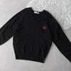 1990's Logo Embroidery V-neck Sweater