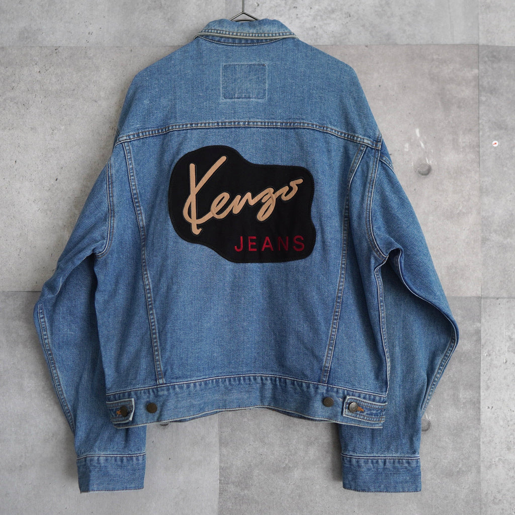 1990's Logo Patch Denim Jacket