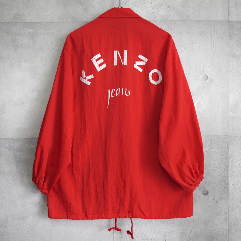 90s 北斎タグ KENZO アーカイブ白熊 ジャケット ブラウン 日本製