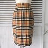 1990's Nova Check Midi Skirt