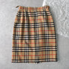 1990's Nova Check Midi Skirt