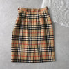 1990's Nova Check Midi Skirt