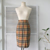 1990's Nova Check Midi Skirt