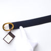 1990's Oval Buckle Leather Belt Deadstock