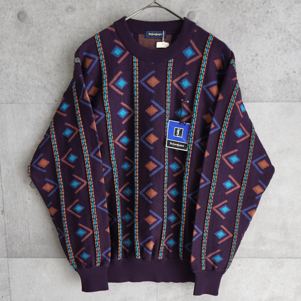1990's Pattern Sweater Deadstock