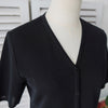 1990's Plain Short Sleeve Cardigan