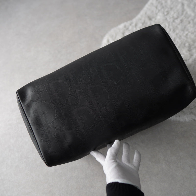 1990's Shadow Trotter Leather Boston Bag - NEWSED