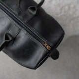 1990's Shadow Trotter Leather Boston Bag - NEWSED