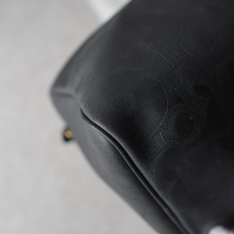 1990's Shadow Trotter Leather Boston Bag - NEWSED