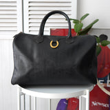 1990's Shadow Trotter Leather Boston Bag - NEWSED