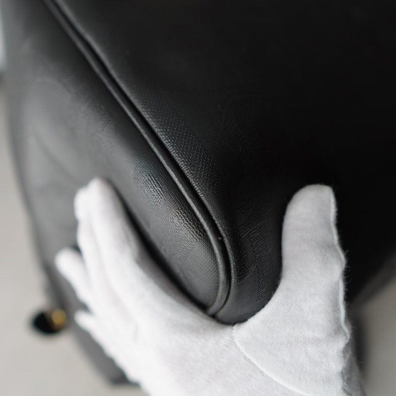 1990's Shadow Trotter Leather Boston Bag - NEWSED