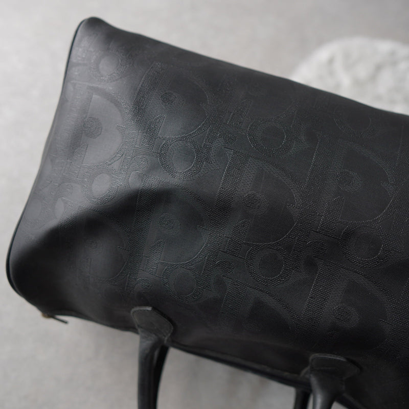 1990's Shadow Trotter Leather Boston Bag - NEWSED