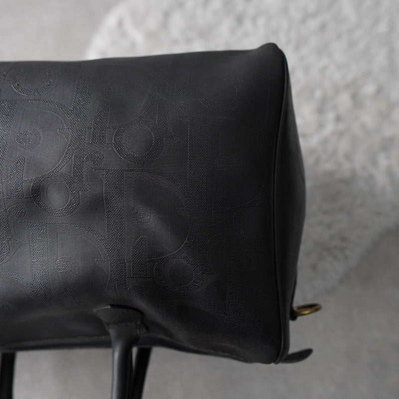 1990's Shadow Trotter Leather Boston Bag - NEWSED