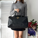 1990's Shadow Trotter Leather Boston Bag - NEWSED