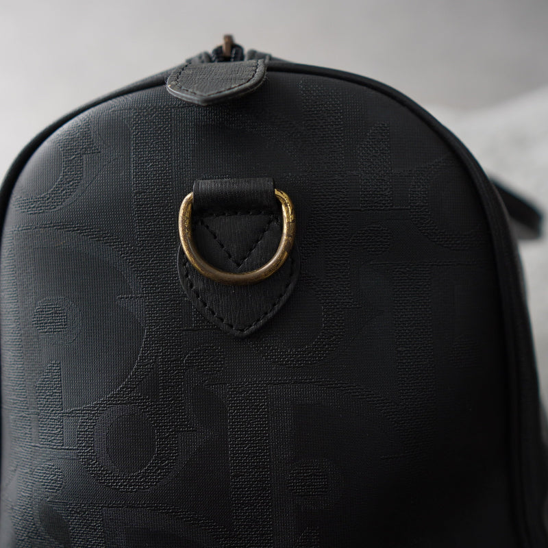 1990's Shadow Trotter Leather Boston Bag - NEWSED