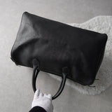 1990's Shadow Trotter Leather Boston Bag - NEWSED