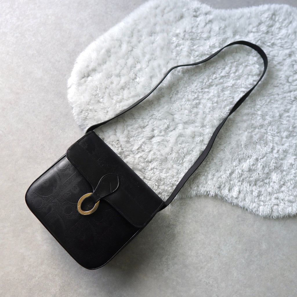 1990's Shadow Trotter Leather Shoulder Bag
