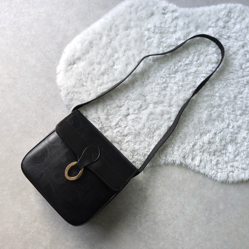 1990's Shadow Trotter Leather Shoulder Bag - NEWSED