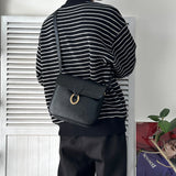 1990's Shadow Trotter Leather Shoulder Bag - NEWSED