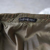 1990's Single Breasted Check Tailored Jacket