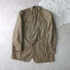 1990's Single Breasted Check Tailored Jacket