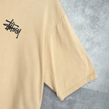 ステューシー 1990's ヴィンテージ USA製 ワールドツアー Tシャツ アイボリー - NEWSED