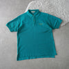 1990's Yellow Gold Logo Embroidery Polo Shirt