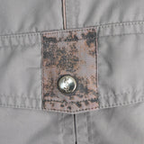 イヴ サンローラン 1990's ヴィンテージ YSLロゴ ブルゾン ホワイトグレー - NEWSED