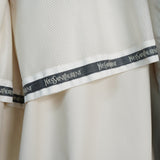 イヴ サンローラン 1990's ヴィンテージ YSLロゴ ブルゾン カバーオール コート ホワイト/ダークネイビー - NEWSED