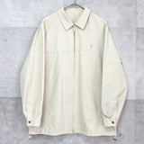 イヴ サンローラン 1990's ヴィンテージ カサンドラロゴ YSLロゴ 刺繍 ブルゾン アイボリー - NEWSED