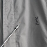 イヴ サンローラン 1990's ヴィンテージ YSLロゴ ブルゾン ホワイトグレー - NEWSED