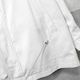 イヴ サンローラン 1990's ヴィンテージ YSLロゴ 刺繍 リバーシブル ナイロンジャケット ブルゾン オフホワイト / ブラック - NEWSED