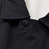 イヴ サンローラン 1990's ヴィンテージ YSLロゴ 刺繍 リバーシブル ナイロンジャケット ブルゾン オフホワイト / ブラック - NEWSED