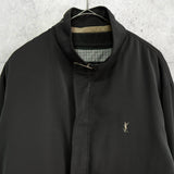 イヴ サンローラン 1990's ヴィンテージ YSLロゴ ナイロンジャケット カーキ - NEWSED