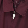 Yves Saint Laurent 1990's Vintage Cassandra Logo YSL Logo Embroidered Blouson Wine Red