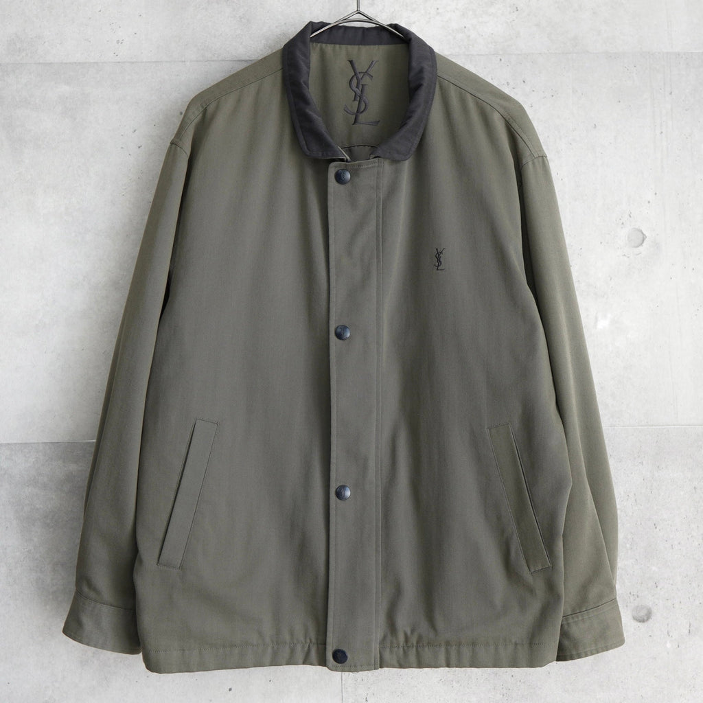 YSL カーキ ブルゾン Yves Saint Laurent イヴ・サンローラン ブルゾン カーキ