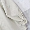 Yves Saint Laurent 1990's Vintage YSL logo embroidered blouson mid-length coat in beige
