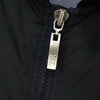 Yves Saint Laurent 1990's Vintage YSL Logo Embroidered Nylon Jacket Blouson Black