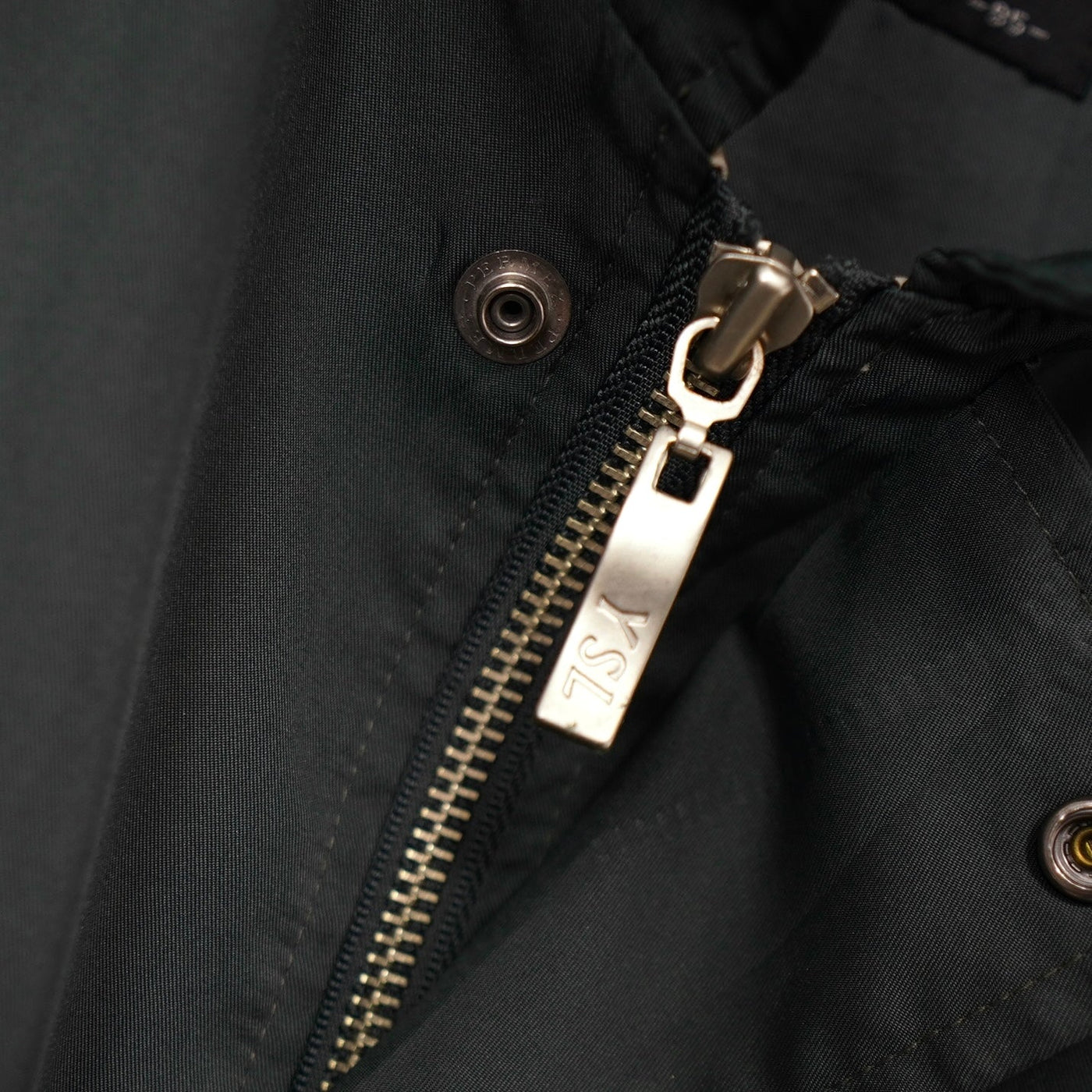 イヴ サンローラン 1990's ヴィンテージ YSLロゴ 刺繍 リバーシブル