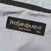 Yves Saint Laurent 1990's Vintage YSL Logo Embroidered Nylon Jacket Blouson Black