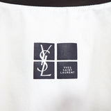 イヴ サンローラン 1990's ヴィンテージ YSLロゴ ミドルコート カバーオール ブルゾン アイボリー/ブラウン - NEWSED