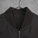 イヴ サンローラン 1990's YSLロゴ 中綿ジャケット ブルゾン スモーキーブラウン - NEWSED