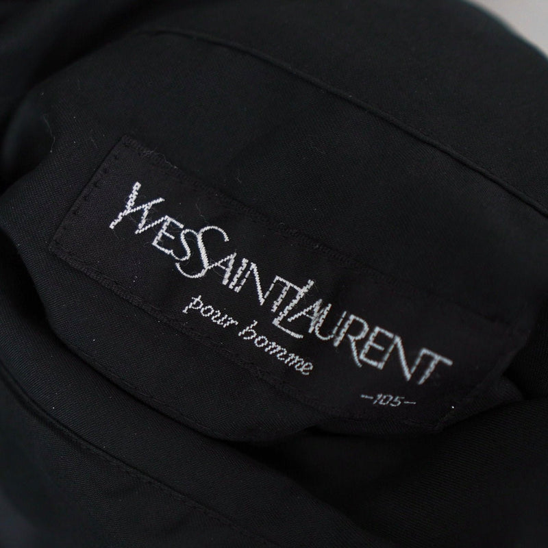 イヴサンローラン 1990's ヴィンテージ リバーシブル YSLロゴ ナイロンジャケット ブルゾン レッド / ブラック - NEWSED