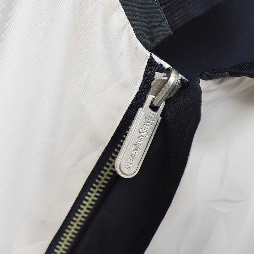 イヴ サンローラン 1990's ヴィンテージ YSLロゴ 刺繍 リバーシブル