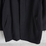 イヴ サンローラン 1990's ヴィンテージ YSLロゴ ミドルコート ウールコート ブラック - NEWSED